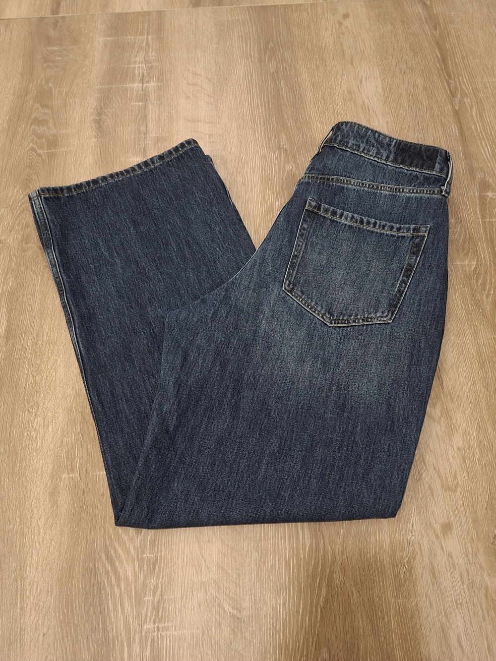 Hollister Curvy Ultra High-Rise Baggy Jeans Women's 8R W29 Dark Wash NWT